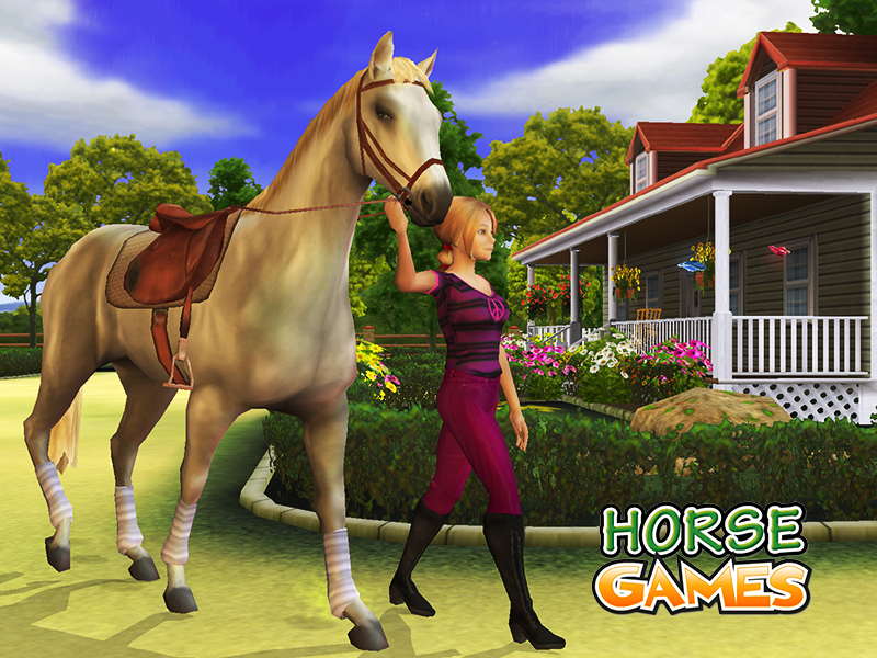 horse riding game